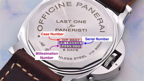 how to find panerai model number|Panerai watch reference.